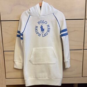 Polo by Ralph Lauren White and Blue Kids Hoodie